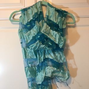 New STUNNING Wearable Silk Art Scarf